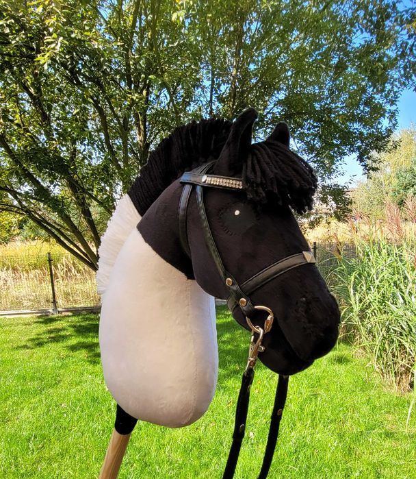 Konik Hobby Horse Fiord A4 ręcznie szyty z minky,zestaw z ogłowiem #24