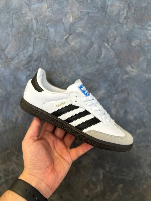 Adidas Samba White Black 37-45р адідас топ