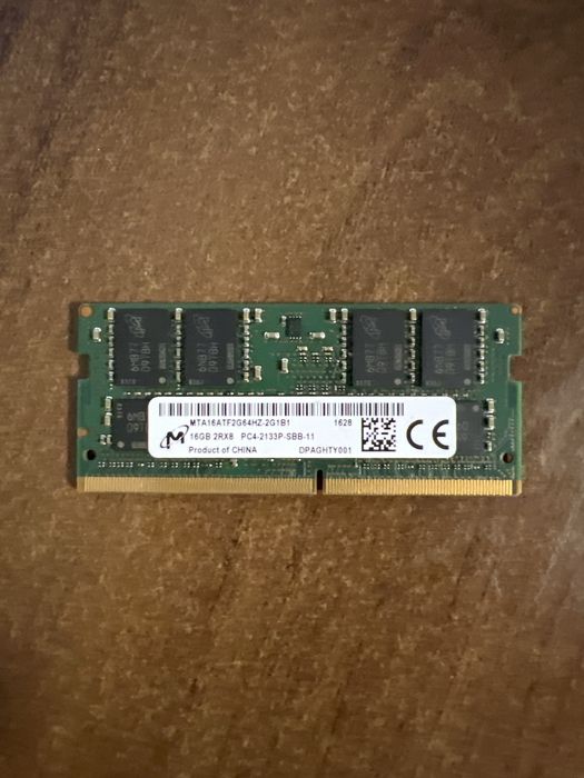 Micron 16 Gb DDR4-2133 SO-DIMM,