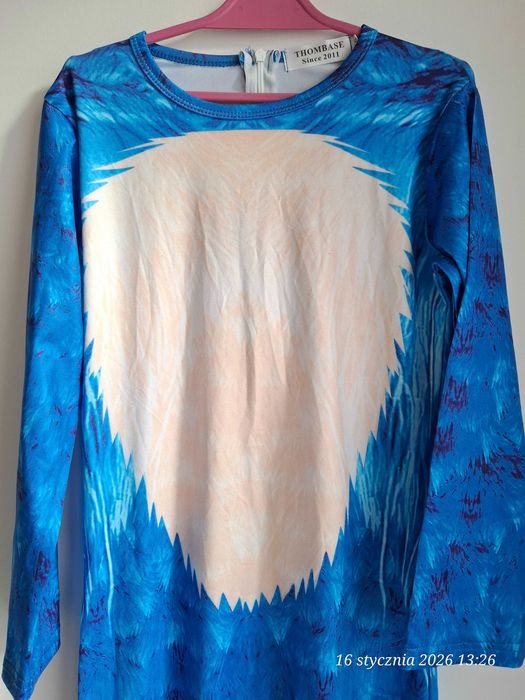 Strój Sonic przebranie kostium jeż Sonic dla chłopca r. 130 cm kombinezon bal