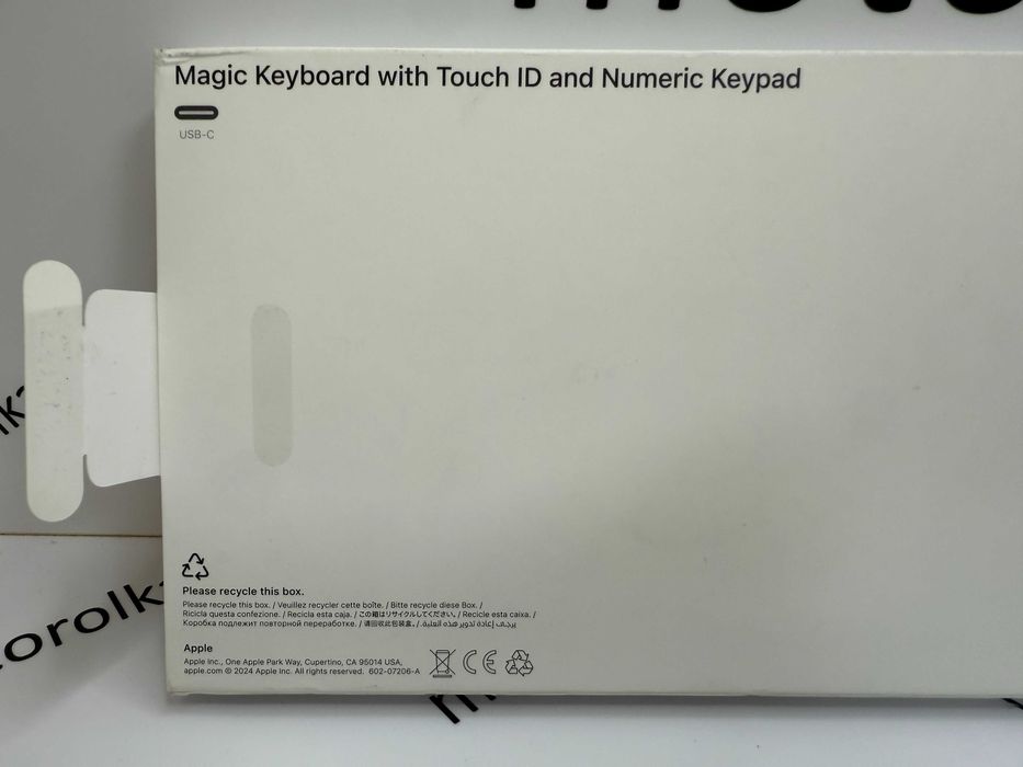 Клавиатура Apple Magic Keyboard with Touch ID Numeric MXK83D/A TYPE-C