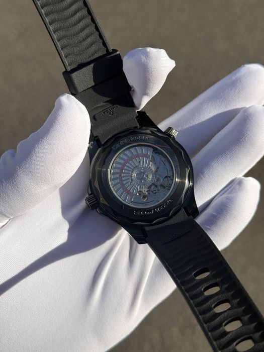 Годинник Omega Seamaster Diver 300M Black Edition Чесы омега