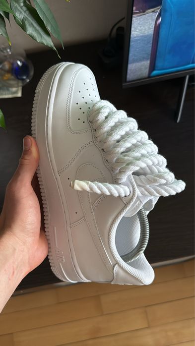 Всі розміри Nike air force 1 rope laces white