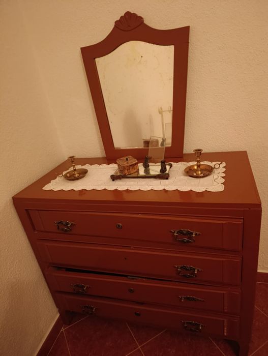 Mobília de quarto antiga