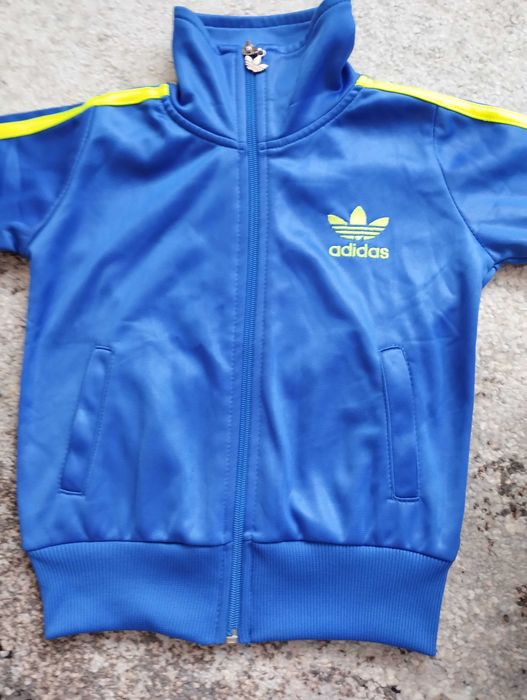 Bluza z kołnierzem adidas 74 80 pasuje na 86 92, 98 i 104
