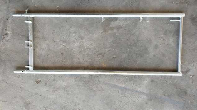 NOWE Rusztowanie elewacyjne 51m2 Rusztowanie 5x10m Podesty stalowe 2,5