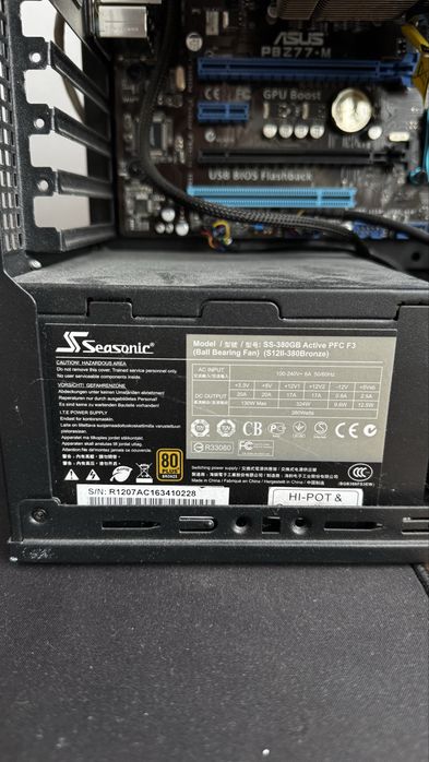 Стаціонариний пк intel i7-3770k ddr3 16гб