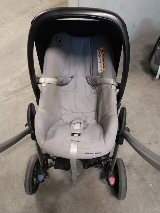 Carrinho + 2 ovos + isofix bebe confort