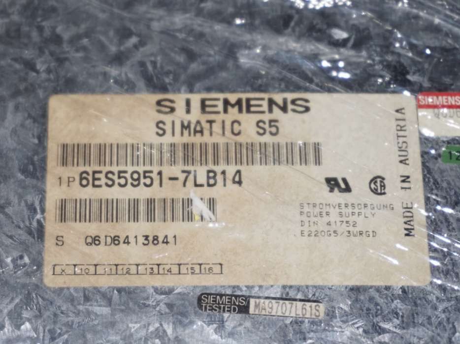 Fonte de alimentação PLC S5, Simatic S5