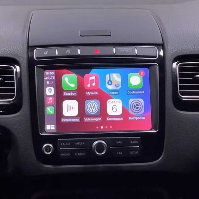Carplay Android Auto для VW Volkswagen Touareg RCD 550 RNS 850 810: 10 ...