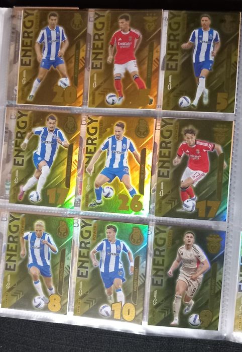 Cartas idolos panini