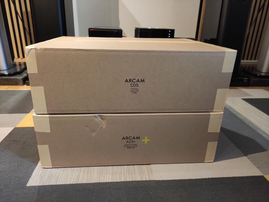 Arcam Radia A25+ CD5 zestaw stereo wzmacniacz zintegrowany 100W i odtwarzacz CD