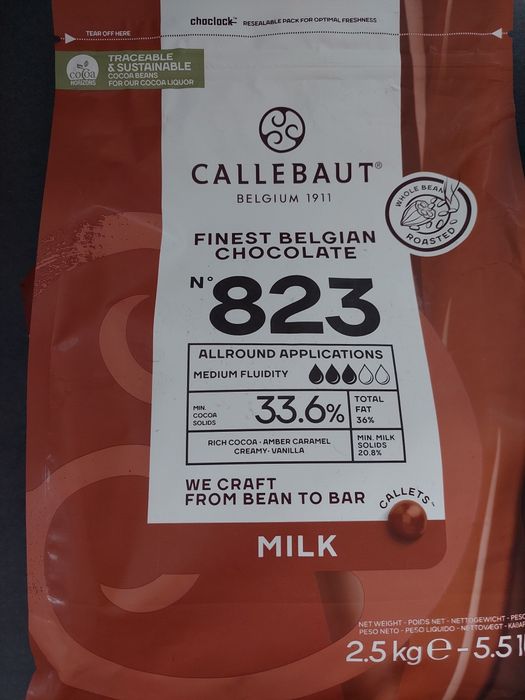 czekolada callebaut mleczna 2op