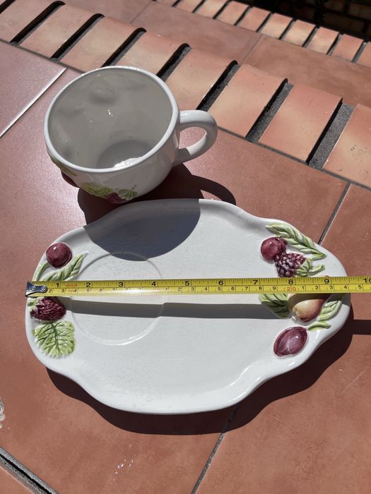 Conjunto de 2 chávenas de chá