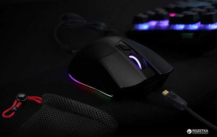 Миша ASUS ROG Gladius II Origin Black (90MP00U1-B0UA00)