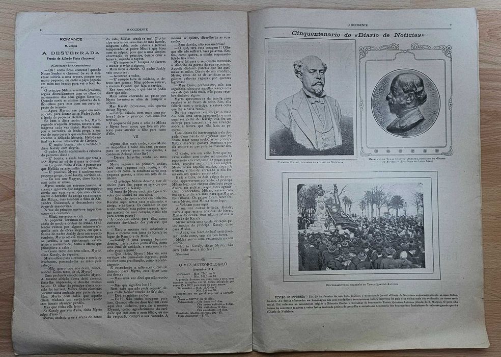 15 revistas 1913 e 1914 - Occidente