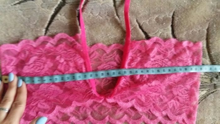 Кружевное белье р.40 xs топ,трусики комплект черный розовый