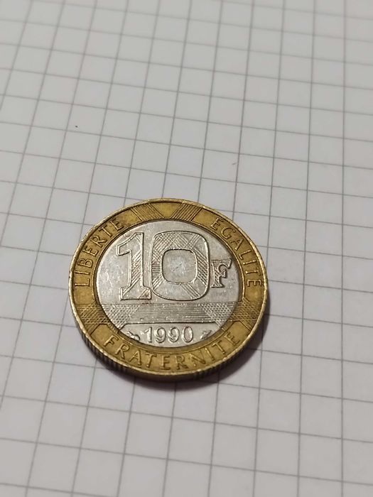 Moeda 10 Francs FRANCE 1990