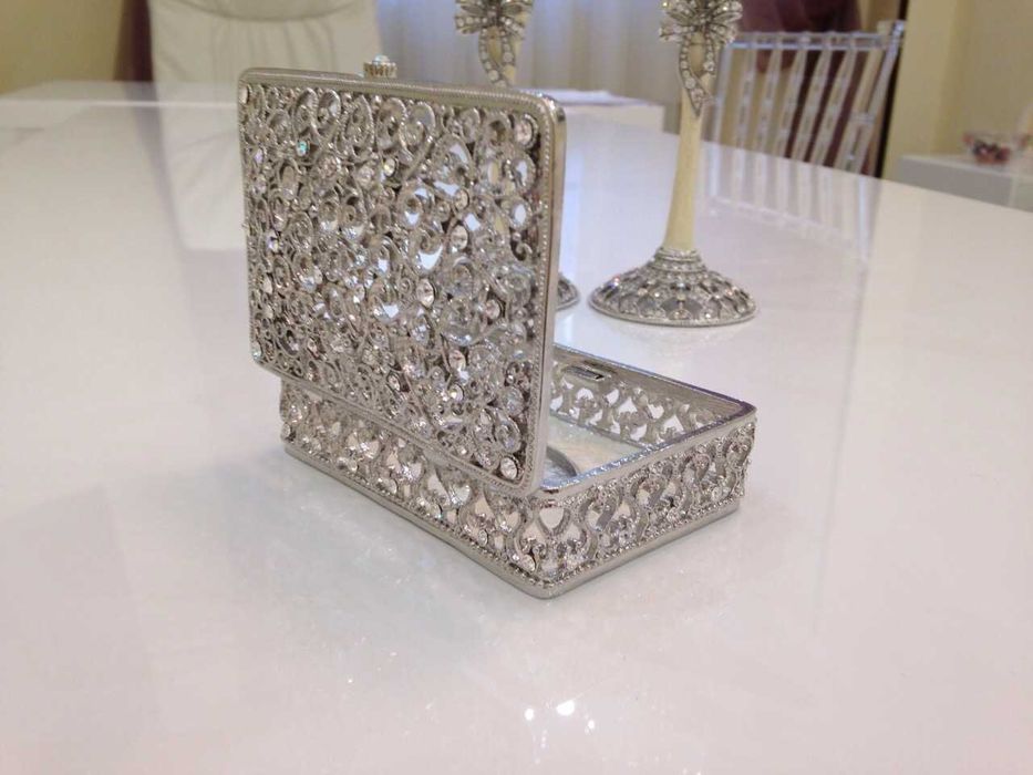 Свадебная шкатулочка для колец коллекция Императрица