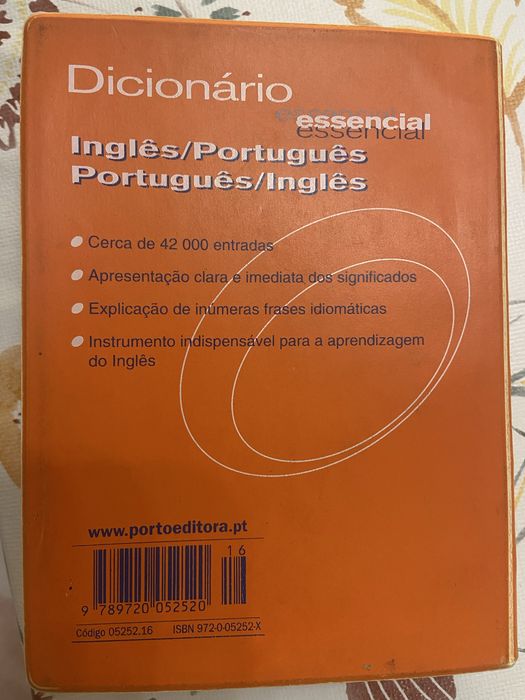 Dicionário portugues inglês