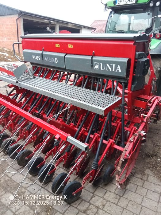 Siewnik nabudowany Unia Plus 400/3 D