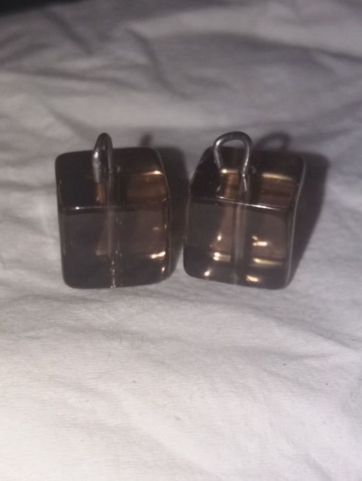 Dwa korale - kwarc dymny