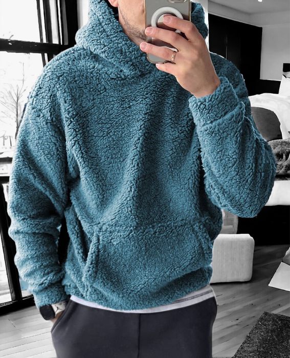 Худі з плюшевого матеріалу