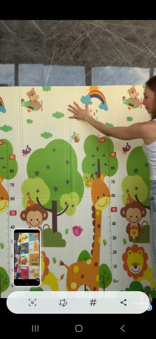 Дитячий килимок. Детский коврик. Термоковрик развивающий. Термокилимок