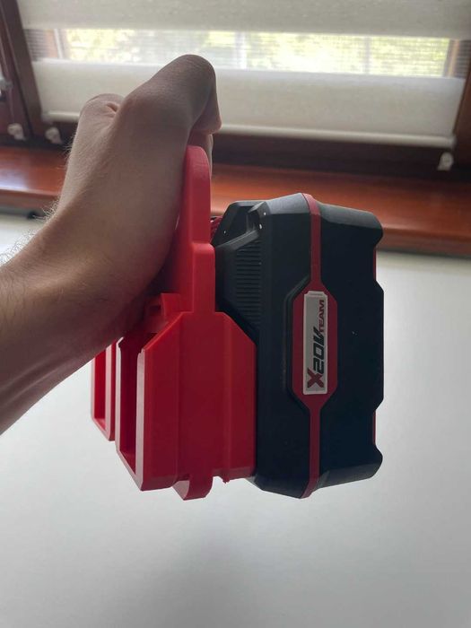 Uchwyt / Transporter na 4 Baterie PARKSIDE X20V - Organizer 3D