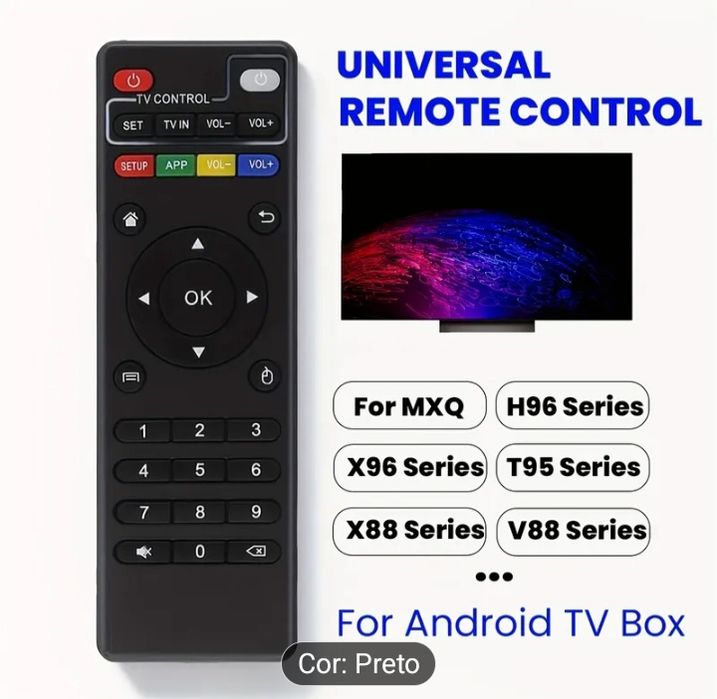 Comandos universais para Smart TV várias marcas