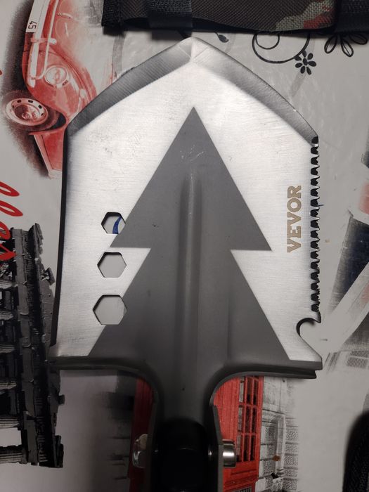 Pá , kit .sobrevivência, camping aventura