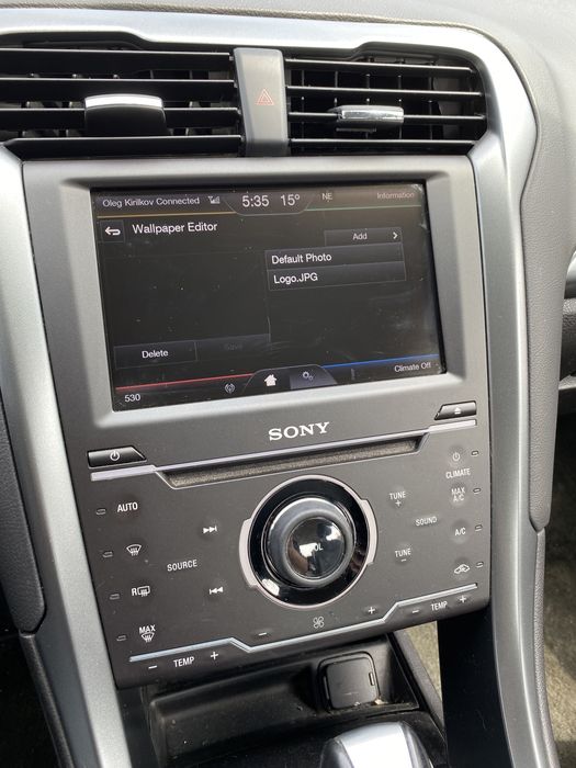 FORD FUSION MK5 Магнітола  SONY sync 2, synk 3, synk 1