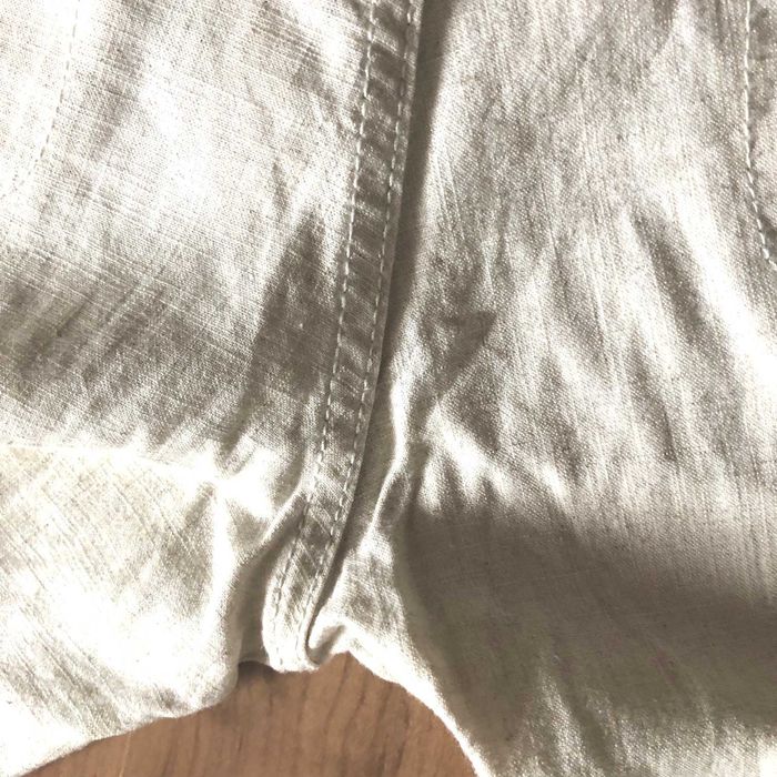 Spodnie damskie len/wiskoza kremowe r.M 35zł