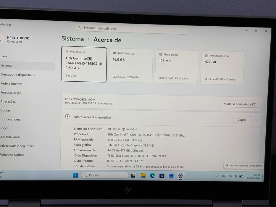 Hp EliteBook X360 830 G8 (Pc+Tablet)