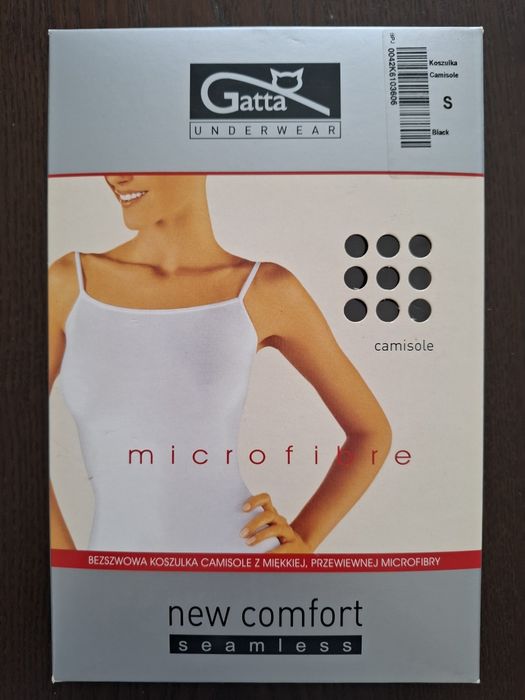 Koszulka Gatta Camisole czarna NOWA rozmiar S