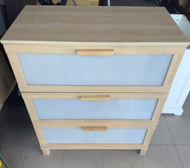 Komoda Ikea Aneboda brzozowa 3 szuflady stan bdb