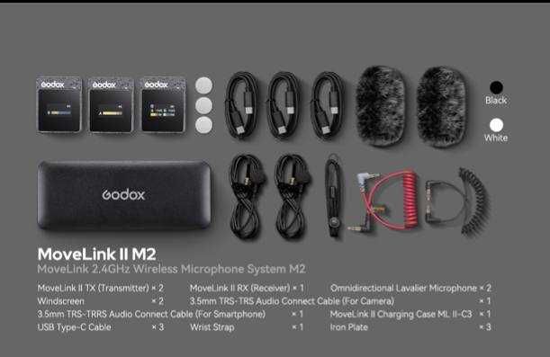 Бездротова Радіосистема Godox Movelink II M2 | Петличка: 6 300 грн ...