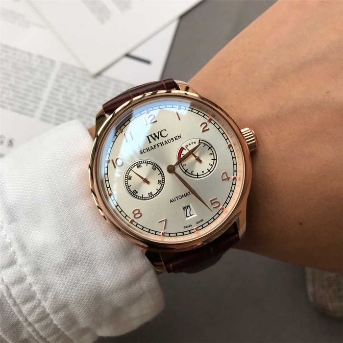 Годинник кварцовий IWC pilot schaffhausen білий