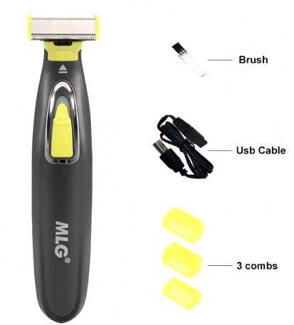 Maszynka do golenia, strzyżenia - akumulatorowa - przenośna - 4szt