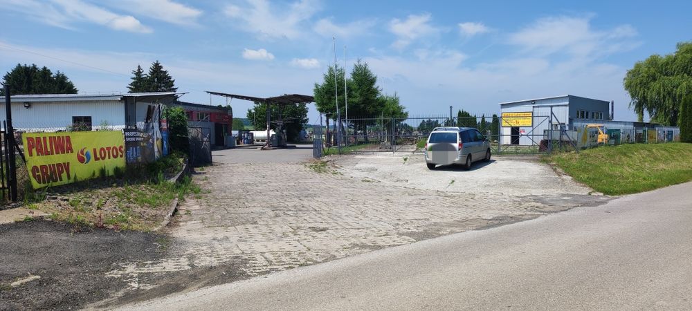 Hala 235 m² + plac 1500 m² magazyn / baza transportowa odpady