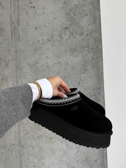 Угги/Угг/Уггі/Уги/Угі/UGG Australia Tasman Platform Black/Tazz Slipper