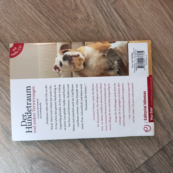 Книга з історіями на німецькій, від рів.А2, сучасна лексика