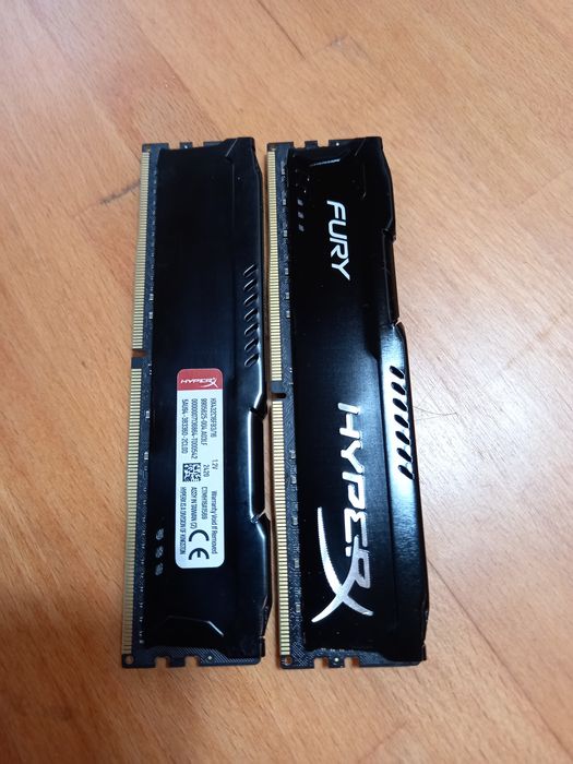 Оперативна пам'ять HyperX Fury Black DDR4 32GB (2x16GB) 3200MHz