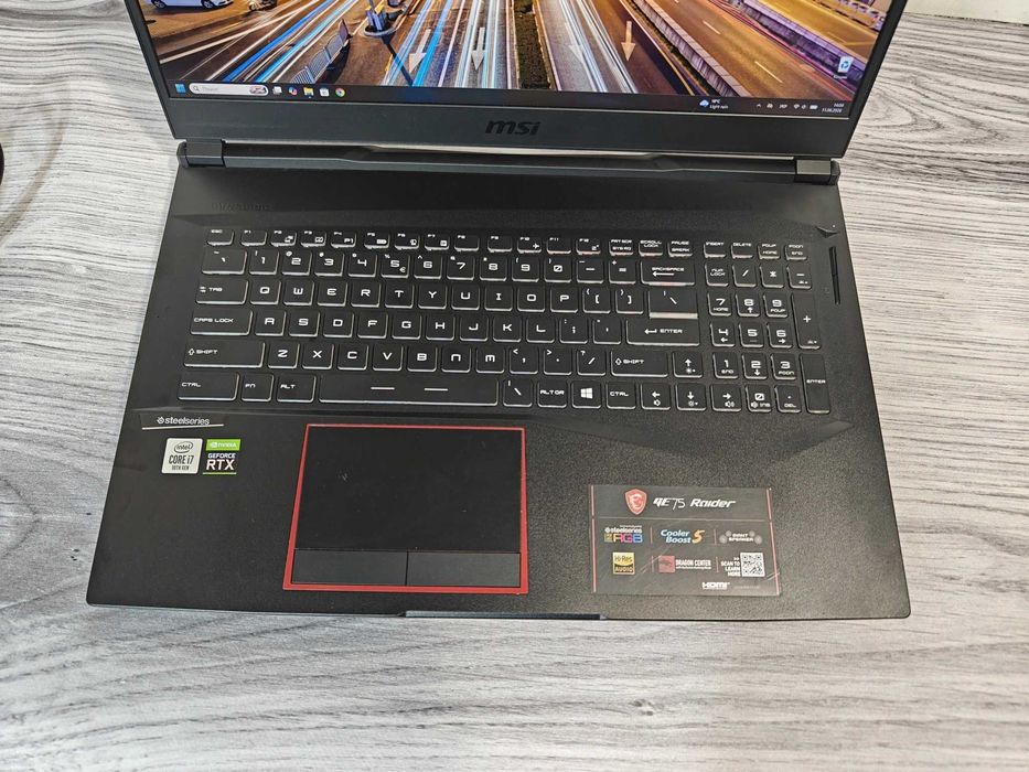 Ноутбук MSI GE75 FHD 144Hz 10750H 24GB 1TB SSD RTX2070 8Gb свіжа АКБ