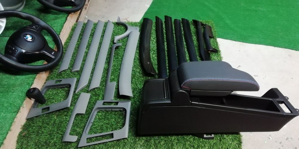 Volantes, Consola central apoio braço bmw e46 material personalizado