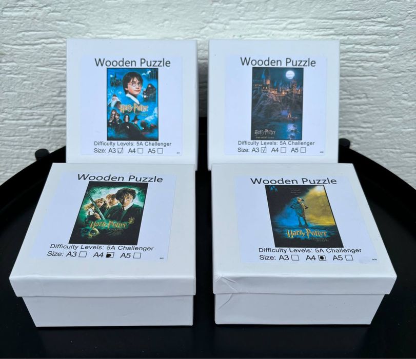 Puzzle Harry Potter pazly pazle drewniane rozmiar A3 A4 rodzinne pazl