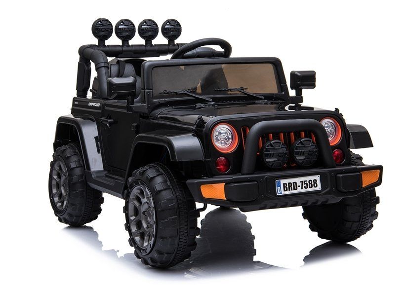 Auto Na Akumulator Jeep Brd-7588  Czarny 4X4