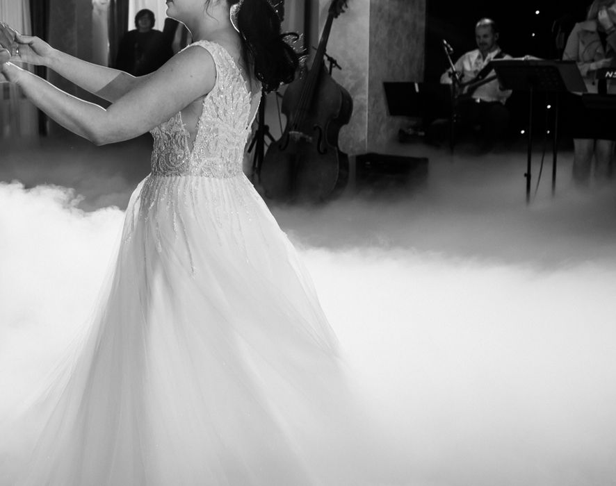 Suknia ślubna Glamour Złota A