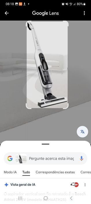 Aspirador vertical bosch