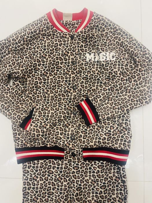 Dres bluza i spodnie w panterkę Zara Kids rozm. 134 y.9-10